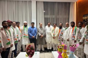 पूर्व नगराध्यक्ष दिलीप चव्हाण सहित कई राष्ट्रवादी शरद गुटके पदाधिकारी अजित पवार गुट में शामिल
