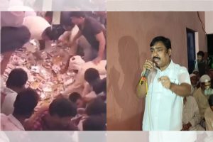 नामांकन से पूर्व दुआ कार्यक्रम में बिरयानी के लिए संघर्ष, समर्थक टूटे–फूटे