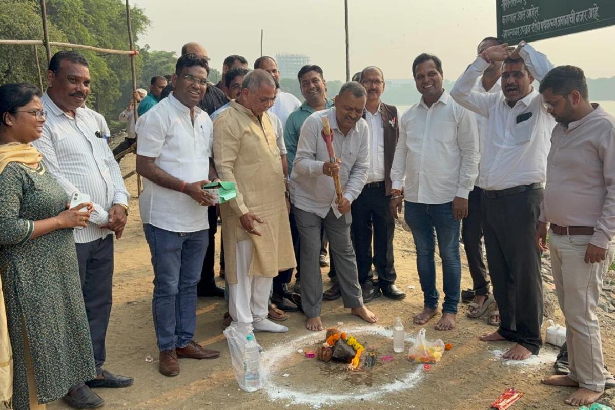 Ambazhari Chhath Ghat Bhumipujan: नागपुर में छठ पूजा के लिए घाट की तैयारियों का निरीक्षण