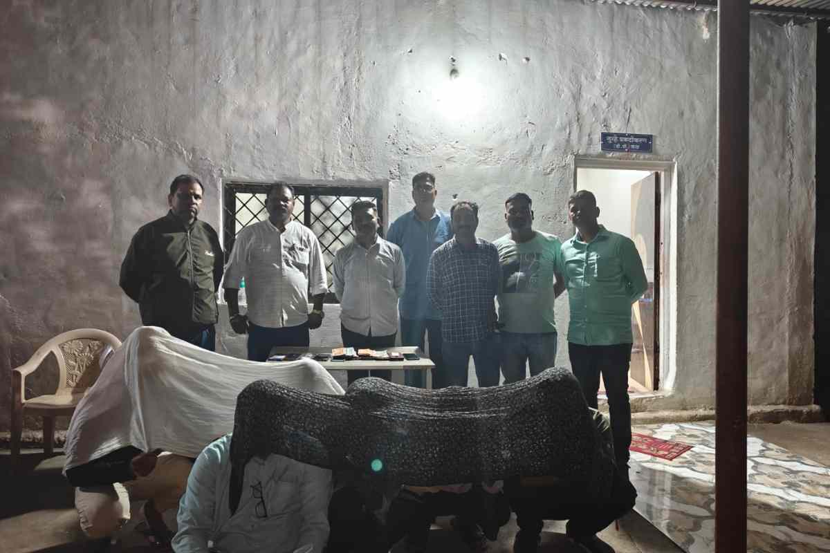 Illegal Gambling Raid Khaparkheda