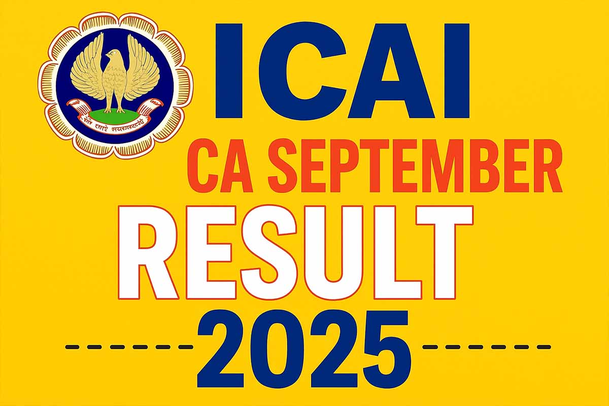 ICAI CA September Result 2025