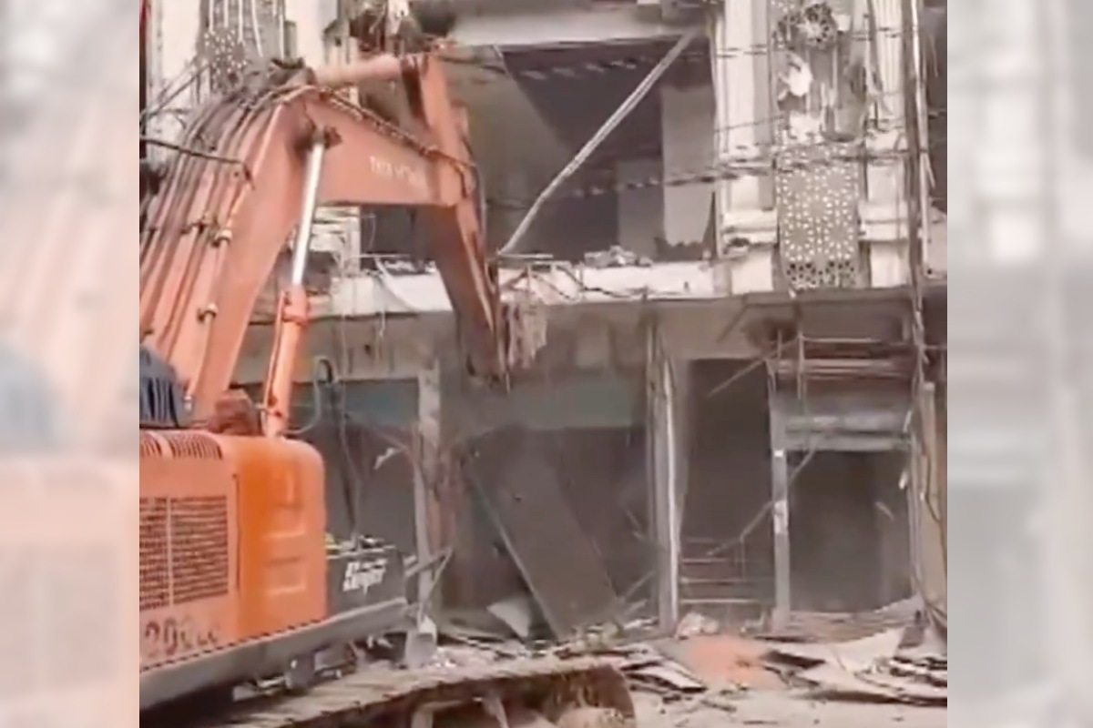 Meerut Central Market Demolition