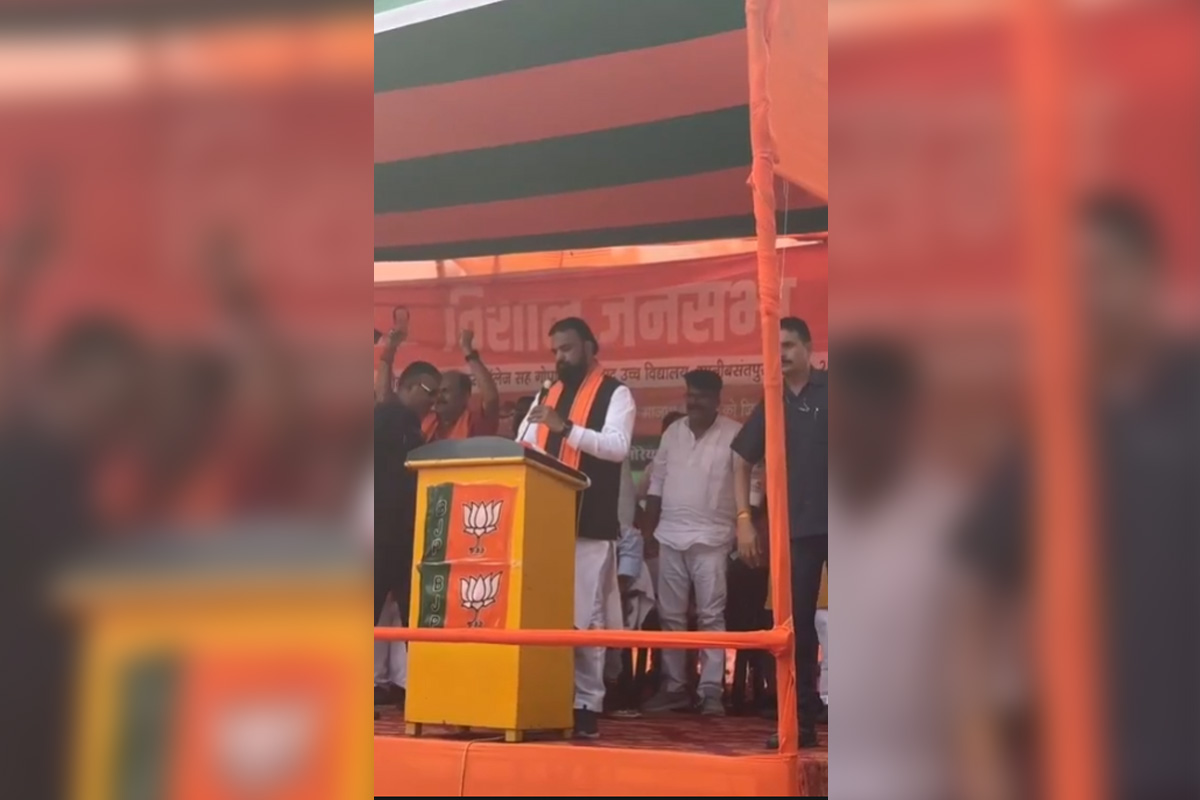 Samrat Chaudhary Siwan Rally Speech