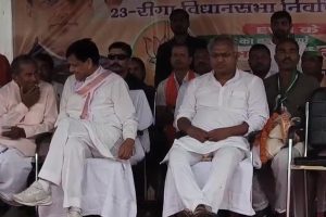 सीतामढ़ी में एनडीए की जनसभा में गरजी जेडीयू, मनीष वर्मा और नित्यानंद राय ने तेजस्वी पर बोला तीखा हमला