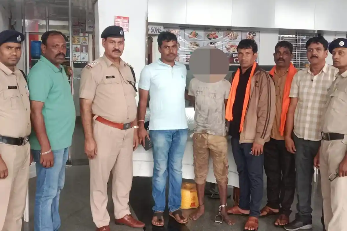 रेलवे सुरक्षा बल ने निर्भया आरोपित को गोंदिया स्टेशन से धर दबोचा 1 Railway Protection Force Arrest