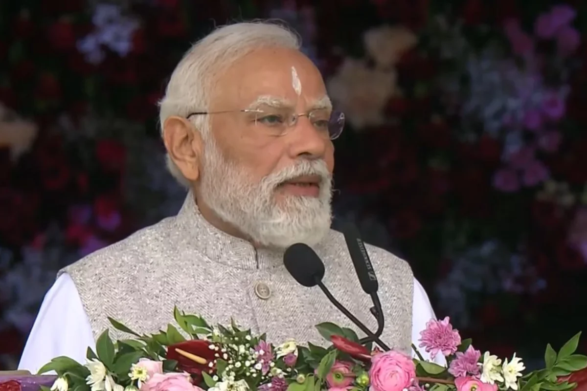 PM Modi in Puttaparthy, Andhra Pradesh