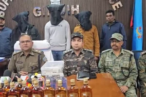 गिरिडीह में पानी के कैन में छिपाकर शराब तस्करी, 29 लाख की शराब जब्त, तीन गिरफ्तार