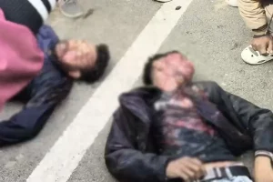 सुबह सात बजे भीषण सड़क हादसे में दो की मौत, कई घायल