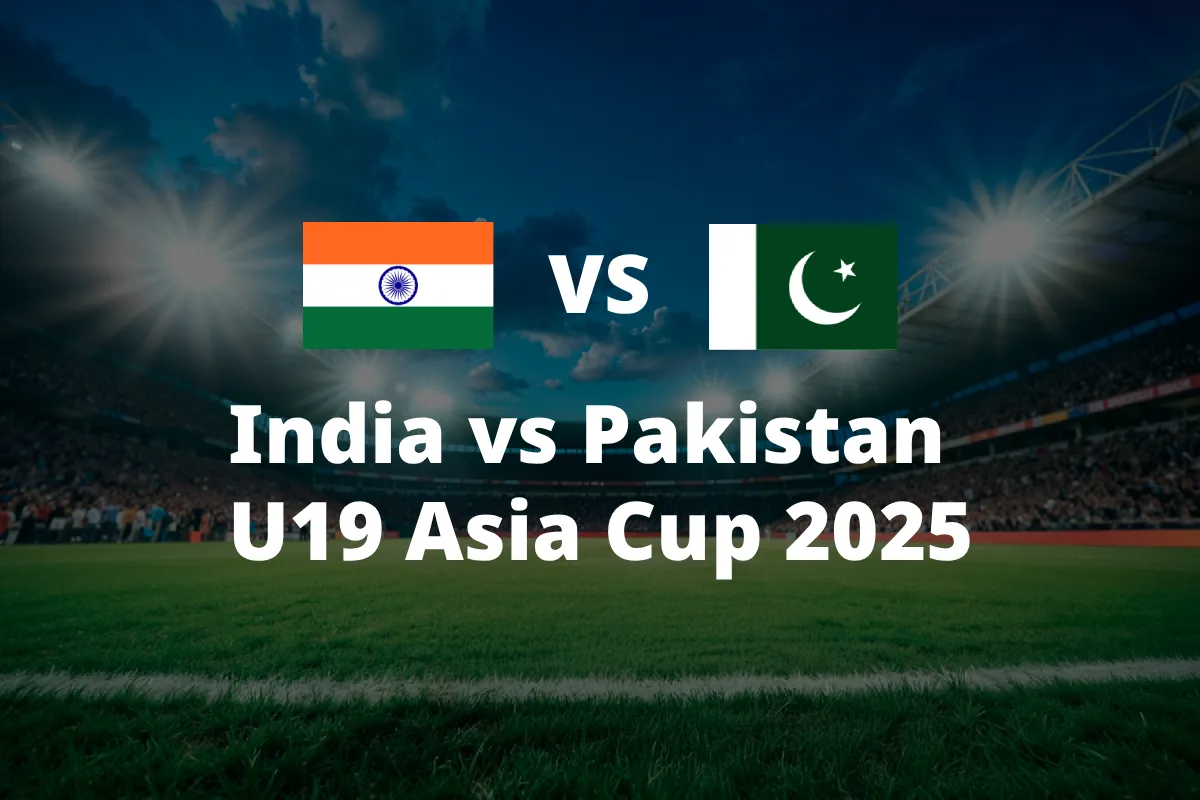 India vs Pakistan U19 Asia Cup 2025