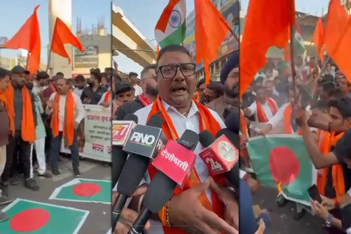 Nagpur Bajrang Dal Protest: नागपुर में बंगाल हिंसा के विरोध में प्रदर्शन के दौरान पुलिस से झड़प