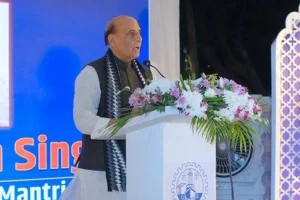 रक्षा मंत्री राजनाथ सिंह ने गोवा में भारतीय तटरक्षक बल के पहले स्वदेशी प्रदूषण नियंत्रण जहाज ‘समुद्र प्रताप’ को किया कमीशन