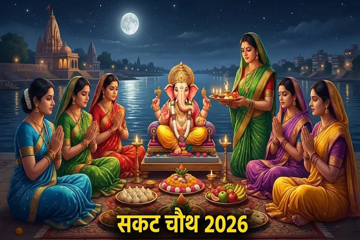 Sakat Chauth Vrat 2026: पूजा विधि, चंद्रोदय का समय और व्रत कथा की संपूर्ण जानकारी