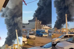 ईरान की डेयरी फैक्ट्री में विस्फोट, संकट के दौर में और गहराया तनाव