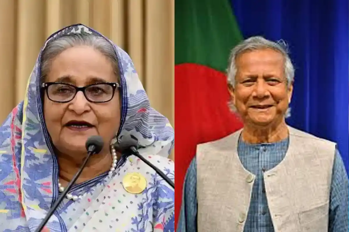 Sheikh Hasina Calls Yunus Murderer: दिल्ली से दिया बड़ा बयान, यूनुस को बताया हत्यारा