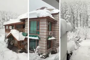 हिमाचल प्रदेश में भारी बर्फबारी से सैकड़ों पर्यटक फंसे, 500 से ज्यादा सड़कें बंद