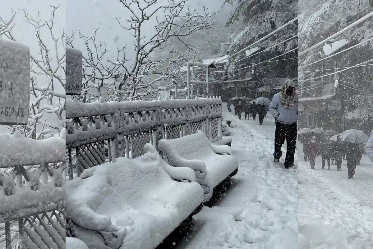 हिमाचल में बर्फ का कहर, 1250 से ज्यादा सड़कें बंद