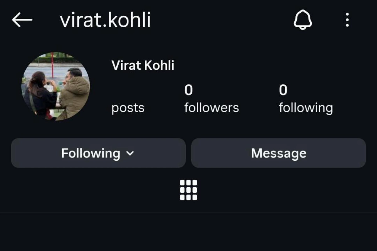 विराट कोहली का इंस्टाग्राम अकाउंट अचानक हुआ गायब
