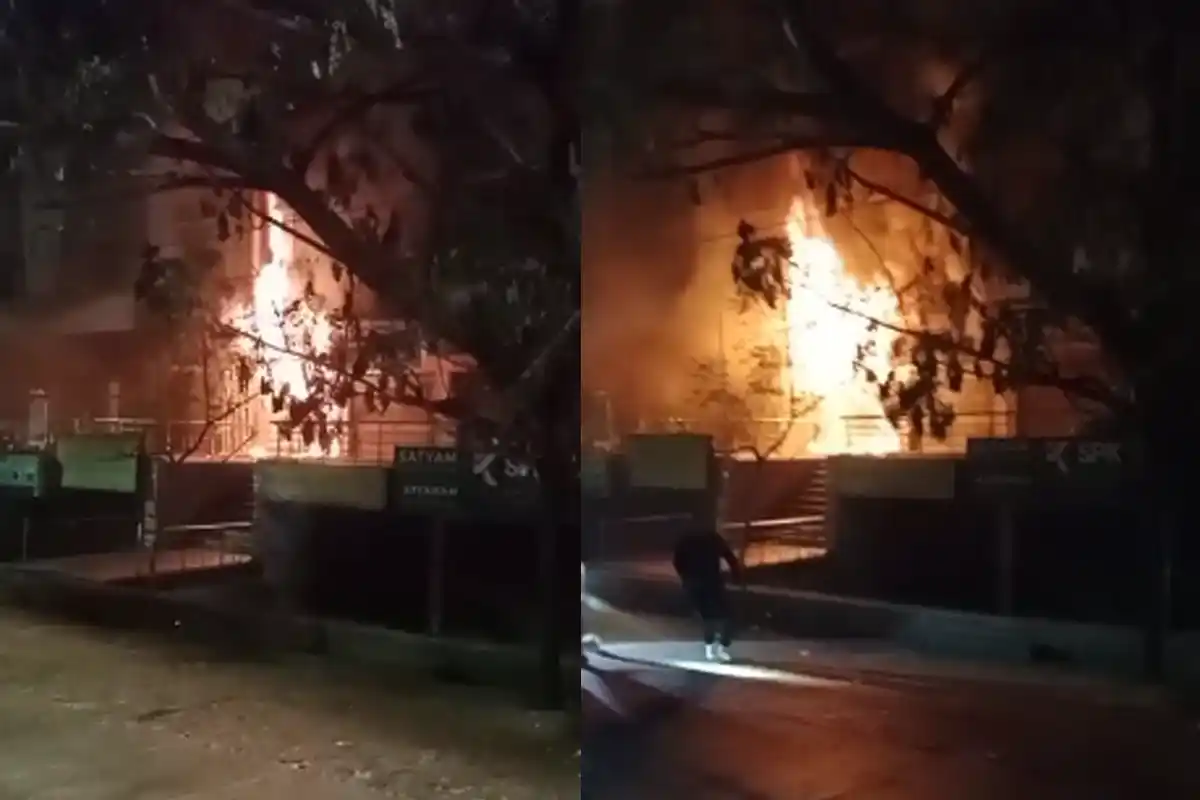 Nagpur Cafe Fire: नागपुर के नंदनवन में फस कैफे में लगी आग, पुलिस CCTV खंगाल रही