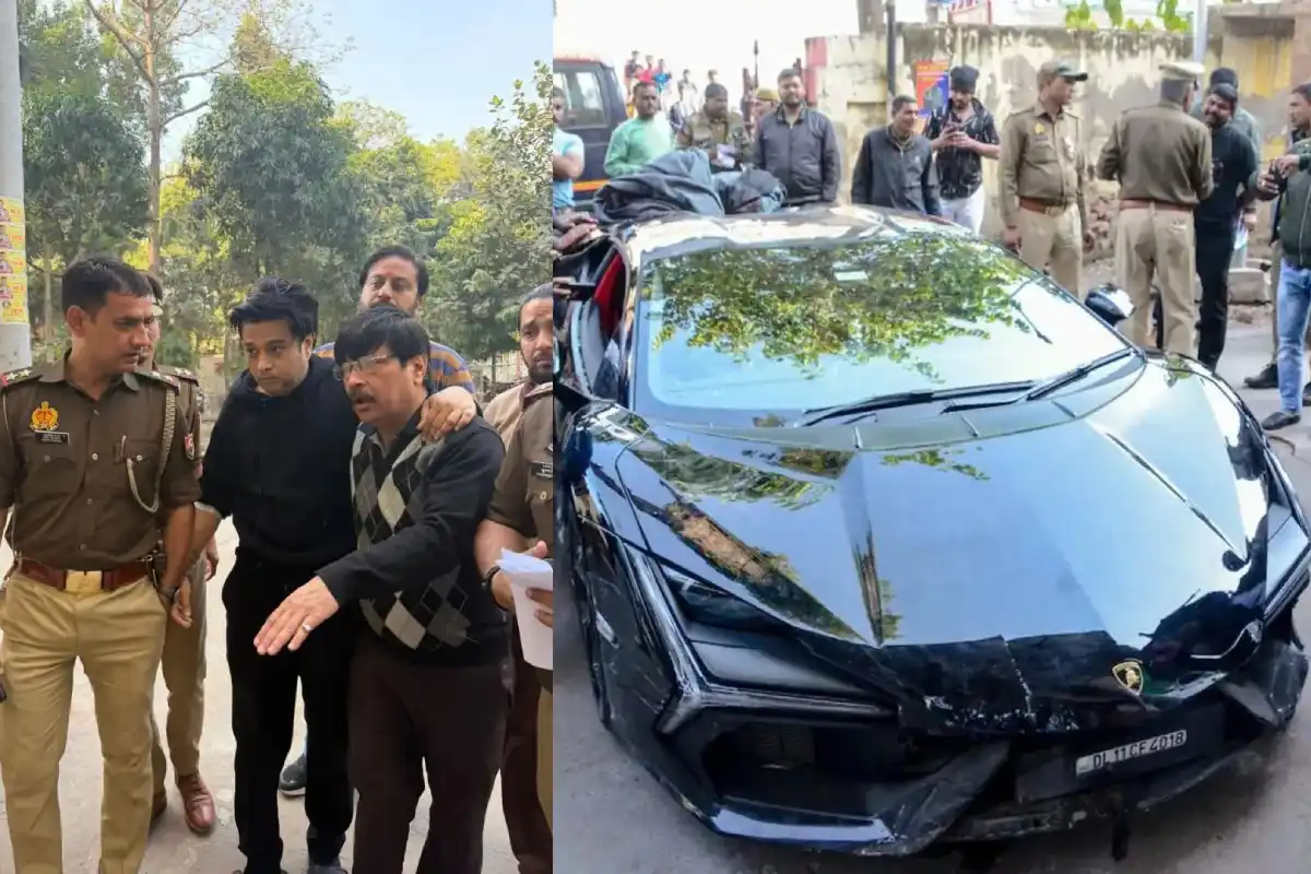 कानपुर लैंबॉर्गिनी हादसा: कारोबारी के बेटे शिवम मिश्रा गिरफ्तार