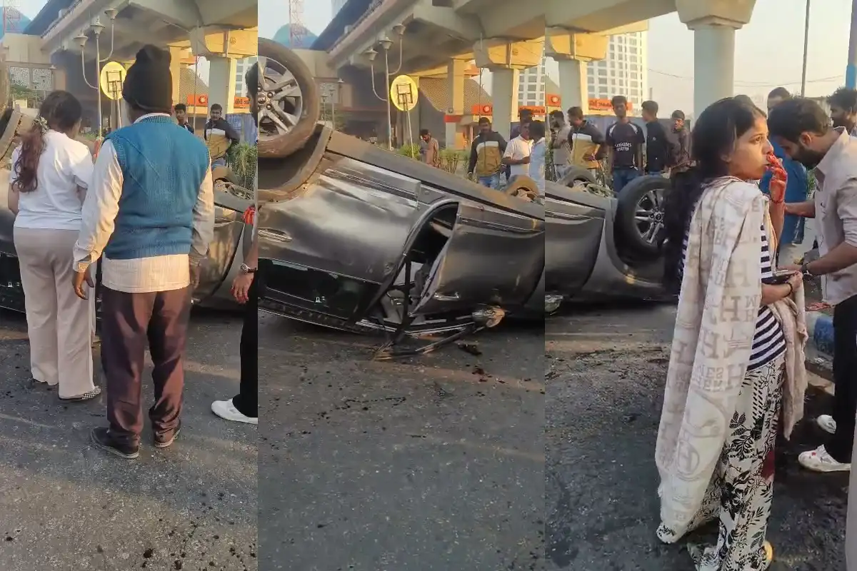Kolkata News: इको पार्क के पास तेज रफ्तार कार पलटी, बस अड्डे और डिवाइडर से टकराने के बाद बड़ा हादसा 13 Eco Park Car Accident Kolkata: कोलकाता में तेज रफ्तार कार पलटने से बड़ा हादसा