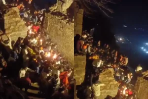 शिवाजी जयंती पर शिवनेरी किले में मची भगदड़, कई लोग घायल; देखें VIDEO