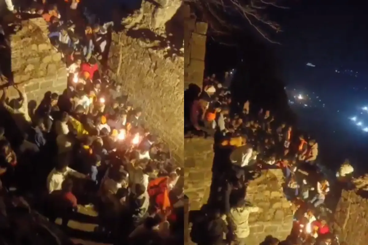 शिवाजी जयंती पर शिवनेरी किले में मची भगदड़, कई लोग घायल