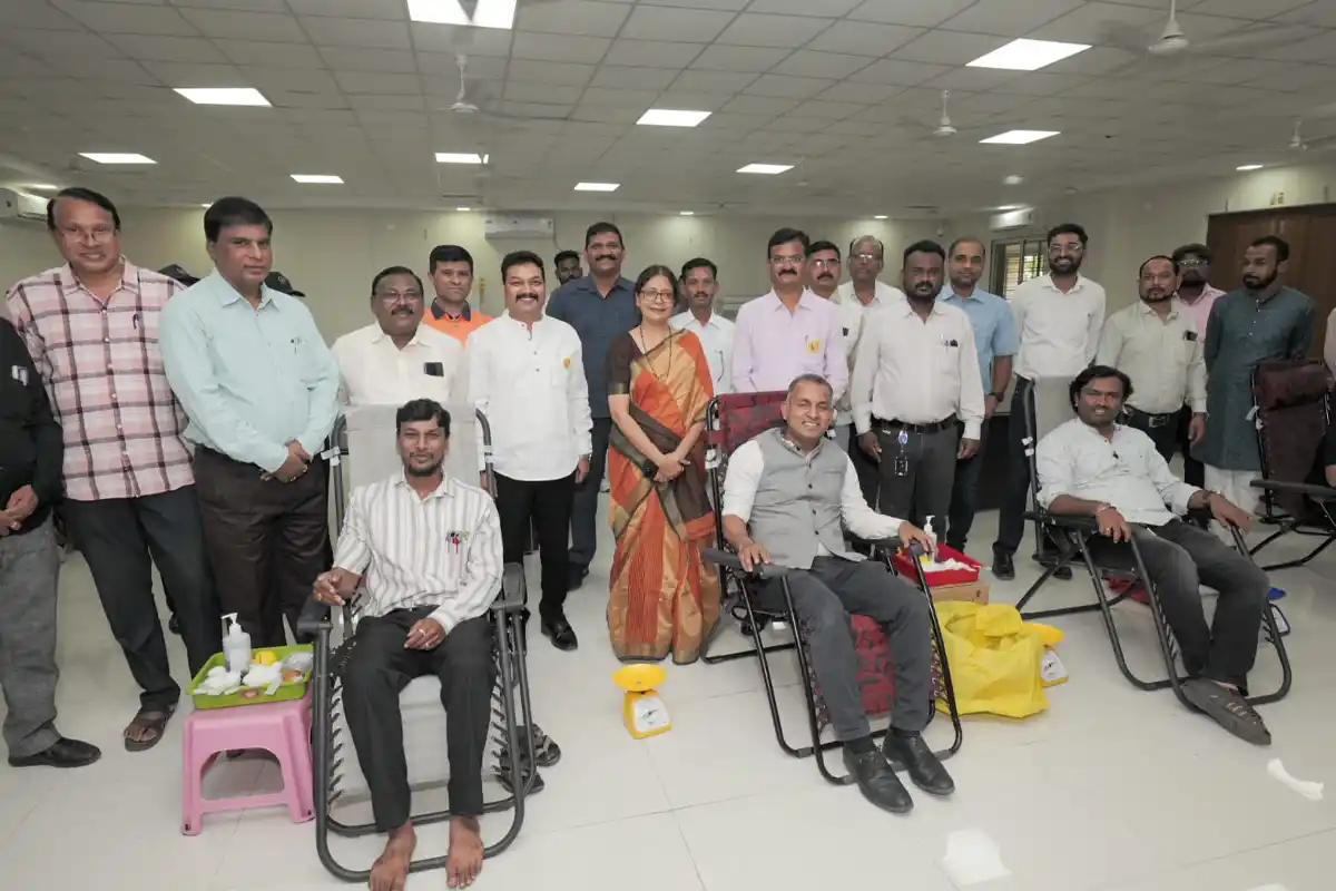 Nagpur University Health Camp: राष्ट्रसंत तुकडोजी महाराज विद्यापीठ में रक्तदान शिविर का आयोजन