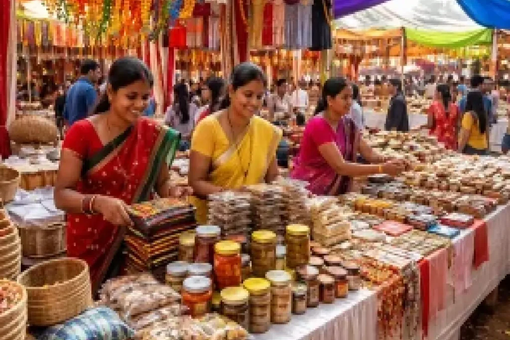 नागपुर में महालक्ष्मी सरस प्रदर्शनी, राज्यभर के व्यंजन और उत्पादों की झलक