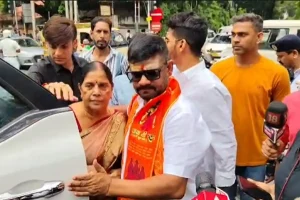 Bandar Assembly nomination Kolkata: बंदर विधानसभा से भाजपा उम्मीदवार राकेश सिंह ने विद्यासागर की तस्वीर के साथ किया नामांकन
