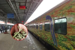 नागपुर रेलवे स्टेशन पर श्वान दस्ते की कार्रवाई: प्लेटफॉर्म नंबर 1 पर लावारिस बैग से गांजा बरामद