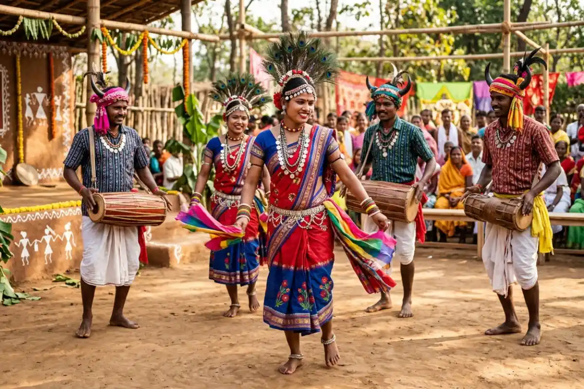 Tribal cultural festival Kuwara Bhivsan Draupadi Mahanatya protest Nagpur: आदिवासी सांस्कृतिक महोत्सव "कुवारा भिवसन" में 'द्रौपदी महानाट्य' पर आदिवासी समाज का विरोध, अप्पर आयुक्त को सौंपा ज्ञापन