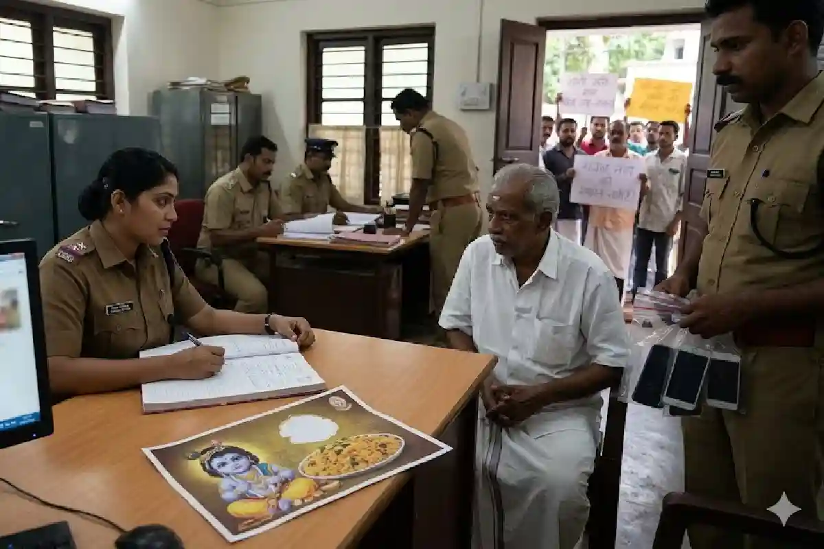 Vishu poster controversy Kerala: भगवान श्रीकृष्ण के साथ नॉनवेज तस्वीर पर केरल में बवाल, केस दर्ज