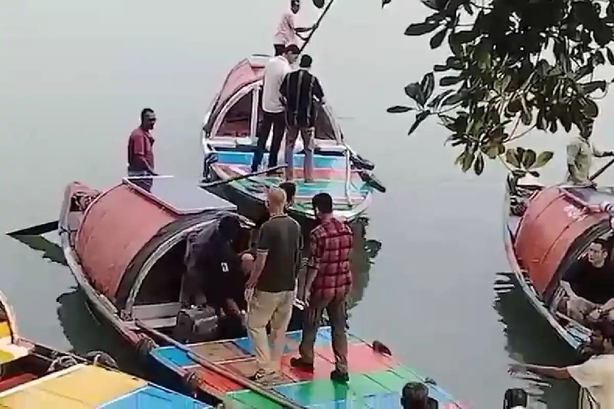 PM Modi Hooghly River boat ride Kolkata: प्रधानमंत्री ने हुगली नदी पर नाव से सैर कर कोलकाता के सुंदर नजारे देखे