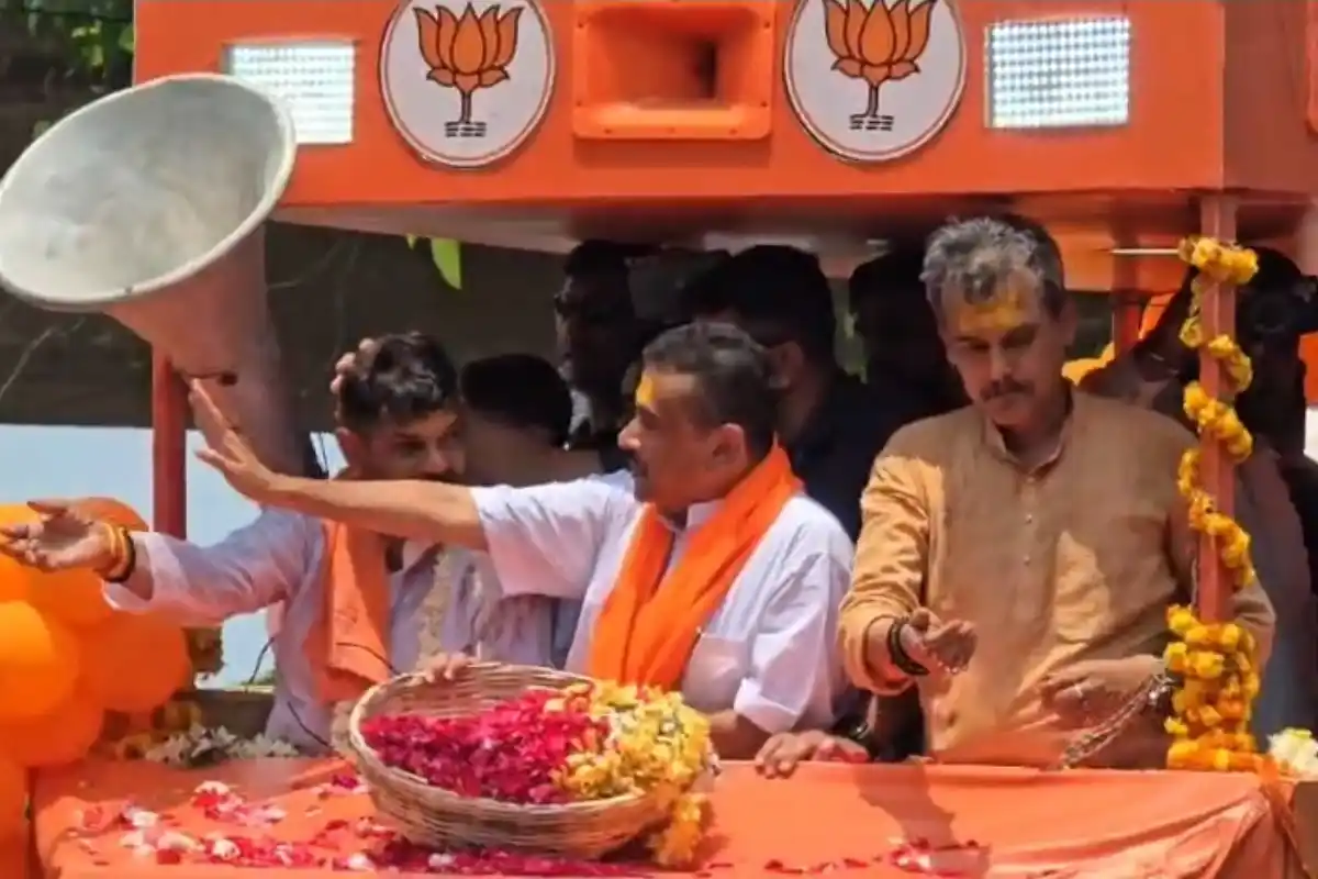 Suvendu Adhikari road show Port constituency Kolkata: भाजपा के प्रचार में उतरे शुभेंदु अधिकारी, कोलकाता में रोड शो