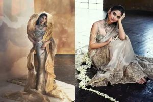 Met Gala 2026 में ईशा अंबानी का जलवा! सोने की साड़ी, शाही गहने और डायमंड्स से सजा ब्लाउज