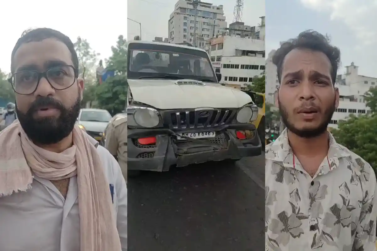 Nagpur Flower Badi Pulia car pile-up accident: नागपुर के फ्लावर बड़ी पुलिया पर पांच गाड़ियों की चेन टक्कर, धंतोली पुलिस मौके पर