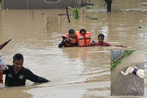 भारी बारिश के बीच दर्दनाक हादसा, बिजली के तार की चपेट में आने से व्यक्ति की मौत
