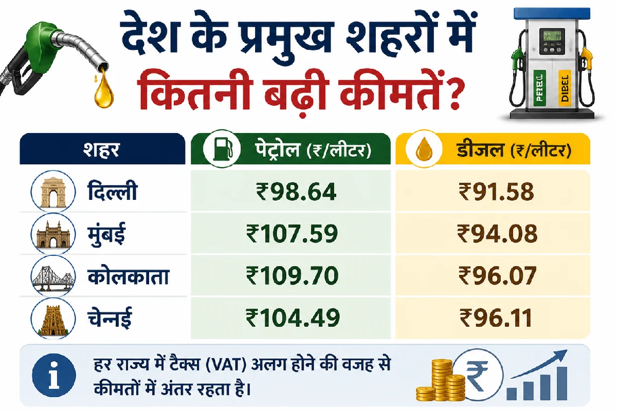 Petrol Diesel Price Hike India