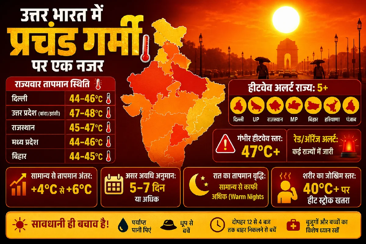 North India Heatwave