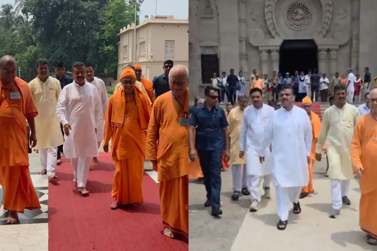 Suvendu Adhikari visits Belur Math Ramakrishna Mission: बेलूड़ मठ में मुख्यमंत्री शुभेंदु अधिकारी ने संतों से मुलाकात की