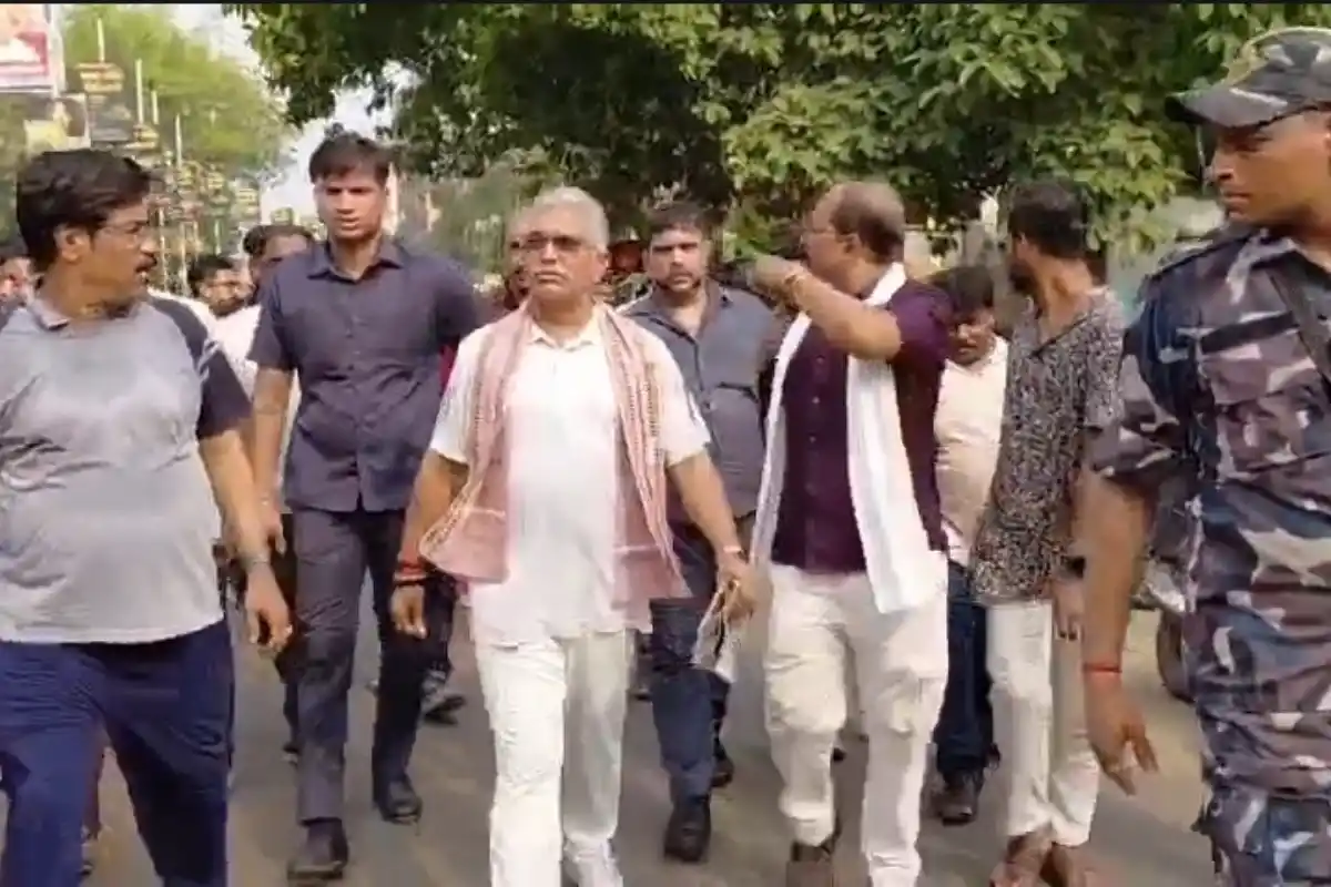 Dilip Ghosh Medinipur visit after becoming minister West Bengal: मंत्री बनने के बाद पहली बार मेदिनीपुर पहुंचे दिलीप घोष, चाय चर्चा में कार्यकर्ताओं से मुलाकात