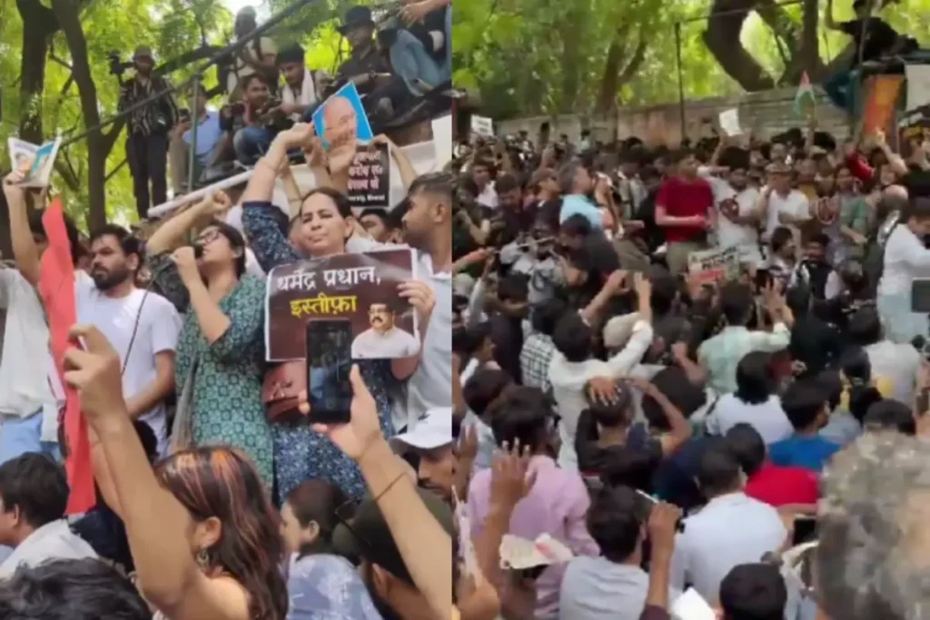 VIDEO:  जंतर-मंतर पर शुरू हुआ CJP का प्रदर्शन, उमड़ा युवाओं का जनसैलाब; शिक्षा मंत्री धर्मेंद्र प्रधान के इस्तीफे की मांग तेज