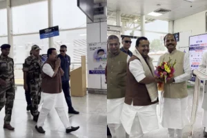 रांची पहुंचे भाजपा के राष्ट्रीय अध्यक्ष नितिन नवीन, एयरपोर्ट पर हुआ भव्य स्वागत; सांसद-विधायकों संग करेंगे मंथन