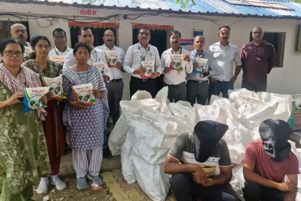 नागपुर में कृषि विभाग और पुलिस की संयुक्त कार्रवाई में अवैध कपास बीजों का बड़ा जखीरा जब्त