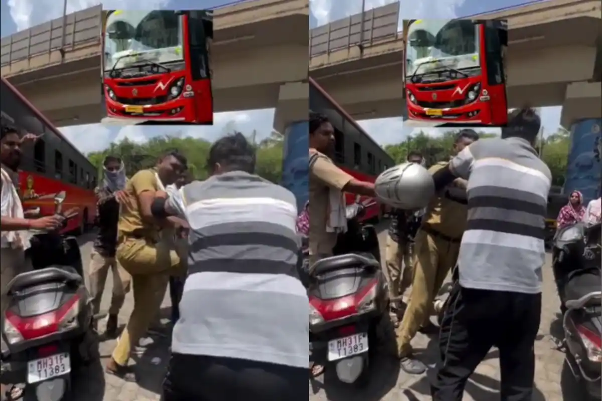 Nagpur News: सरकारी बस के कंडक्टर और बाइक सवार के बीच हुए विवाद का मामला पुलिस स्टेशन पहुंचा