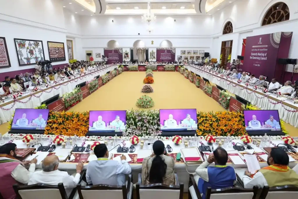 नीति आयोग की 11वीं बैठक शुरू, पीएम मोदी की अध्यक्षता में जुटे मुख्यमंत्री