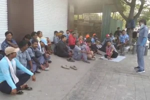 Nagpur Municipal Corporation contract workers strike: मनपा के संविदा कर्मचारी वेतन और अवकाश राशि के भुगतान की मांग को लेकर कामबंद आंदोलन पर