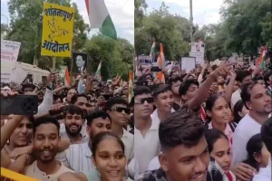 Nagpur Cockroach Andolan protest education minister resignation: नागपुर में युवाओं का बड़ा प्रदर्शन, इस्तीफे की मांग को लेकर दिनभर चला आंदोलन
