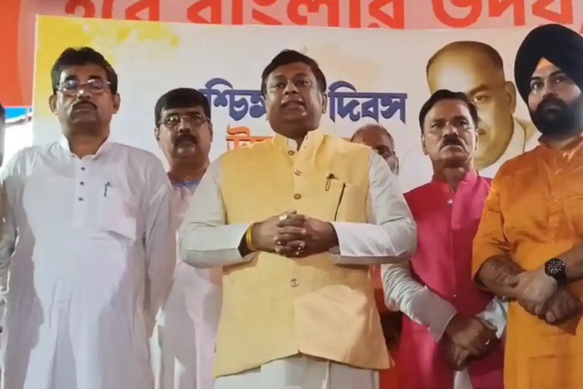 West Bengal Day celebration Kolkata Sukanta Majumdar BJP office: भाजपा कार्यालय में केंद्रीय मंत्री सुकांत मजूमदार ने पश्चिम बंगाल दिवस मनाया, कार्यक्रम में राज्य की संस्कृति और पहचान पर दिया गया जोर