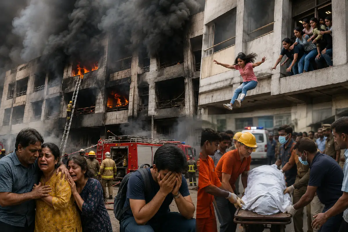 Lucknow Coaching Center Fire: कोचिंग सेंटर की आग में बुझ गए कई सपने, फिर उठे सुरक्षा व्यवस्था पर बड़े सवाल